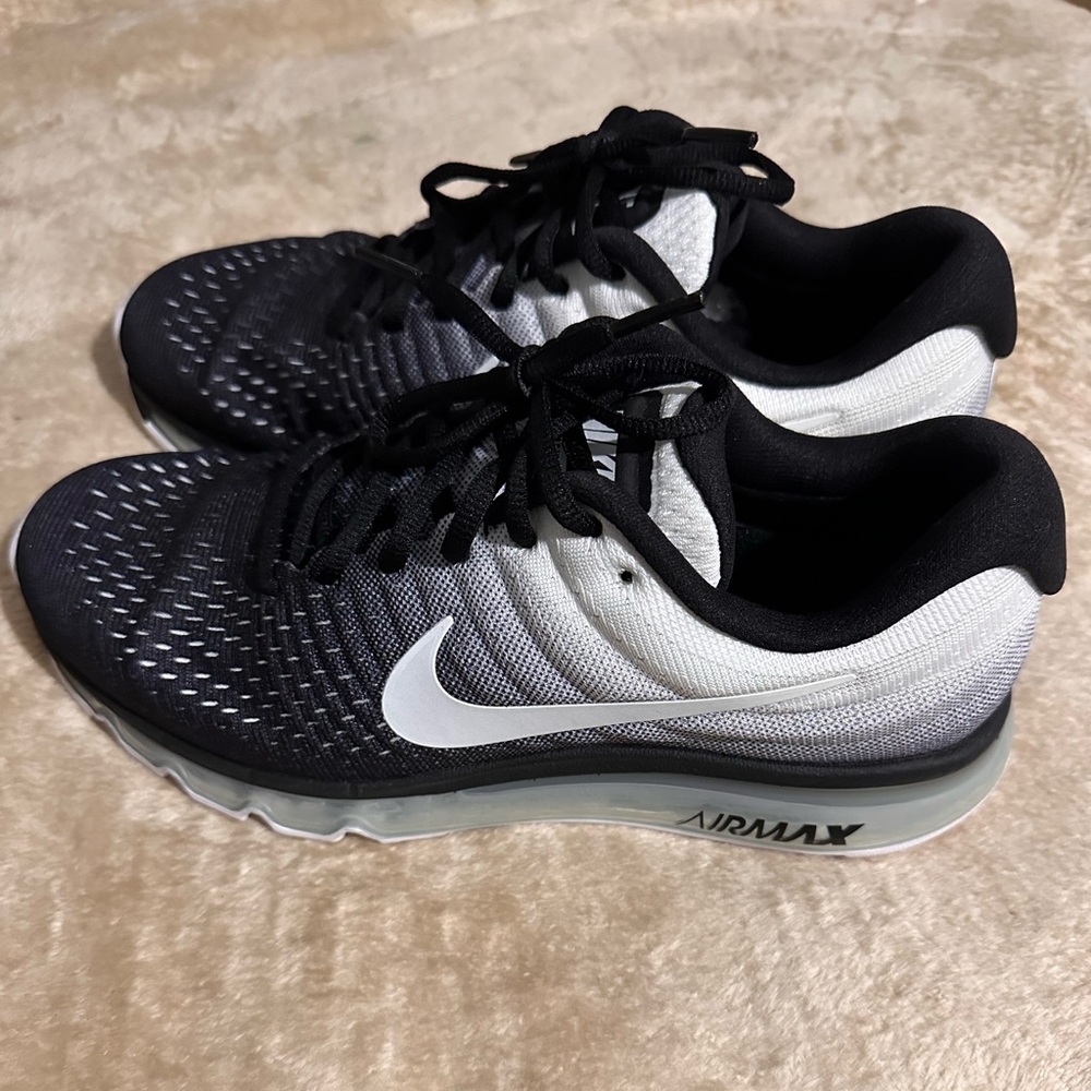Nike Air Max Black and White Sneakers